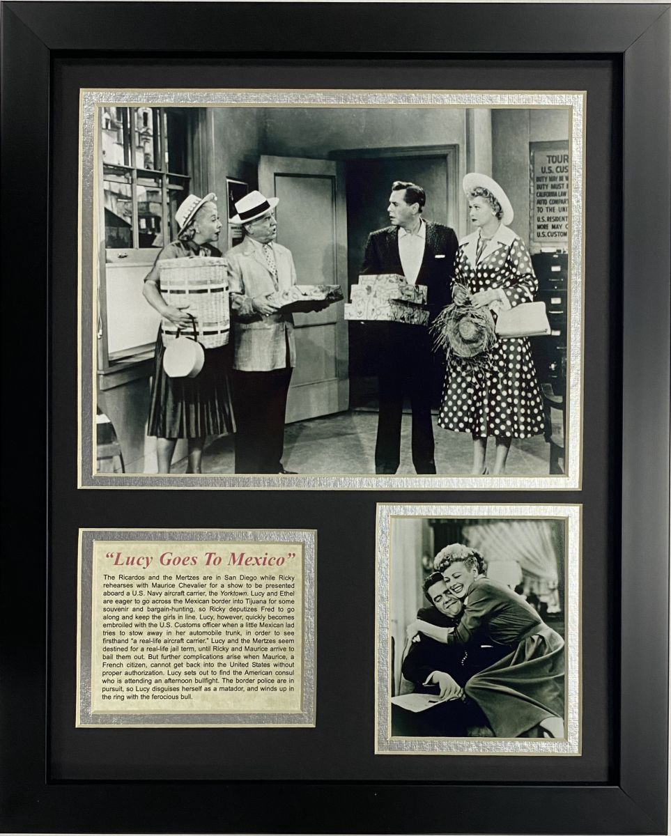 I Love Lucy In Mexico Framed Art | LucyStore.com